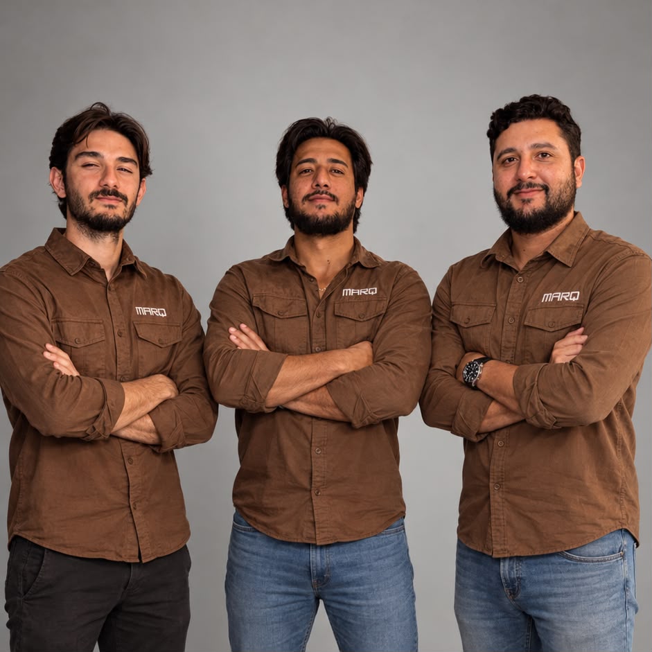 Os três sócios da MarQ